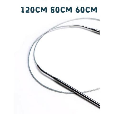 Sanyan marca anel agulha de aço inoxidável tricô agulha ferramenta lã tricô crochê camisola agulha lã agulha