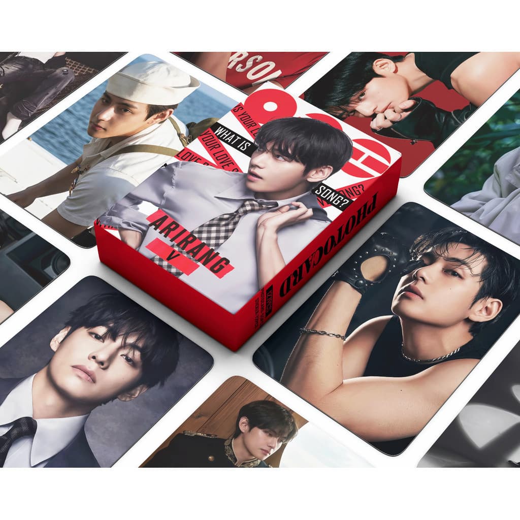 KPOP 127 Pçs/Caixa Bangtan Boys BTS solo V Photocards ARIRANG LOMO Cartão De Coleção