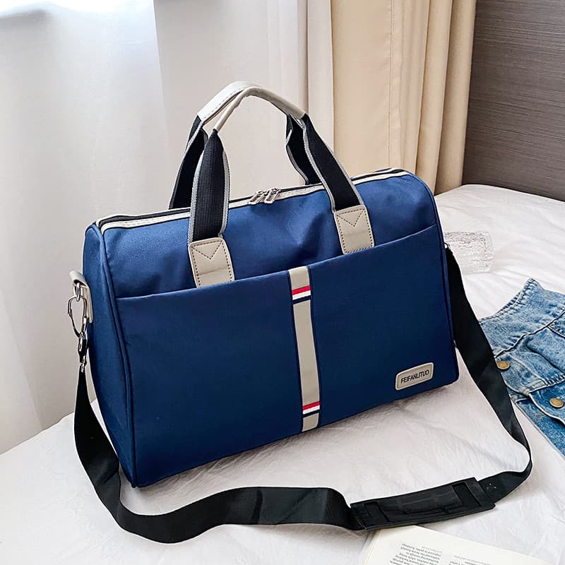 Bolsa de viagem de curta distância masculina portátil de grande capacidade bolsa de bagagem de um ombro bolsa de viagem