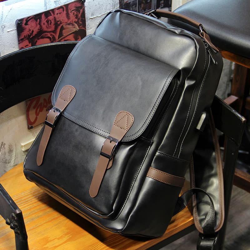 Nova mochila de carregamento USB mochila de negócios dos homens grande capacidade mochila de viagem estudante saco de es