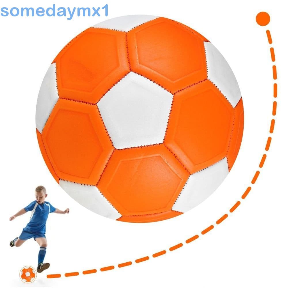 SOMEDAYMX1 Curva Bola De Futebol , Laranja Tamanho 3/4/5 Juvenil , Jogo De Brinquedo Esportivo