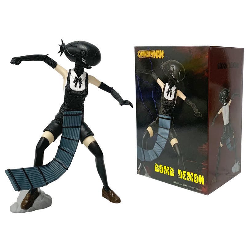 18.5cm Motosserra Homem Reze Anime Personagem Bomba Diabo Figuras De Ação Ornamento Desktop Chassi Decoração Bonito Mode
