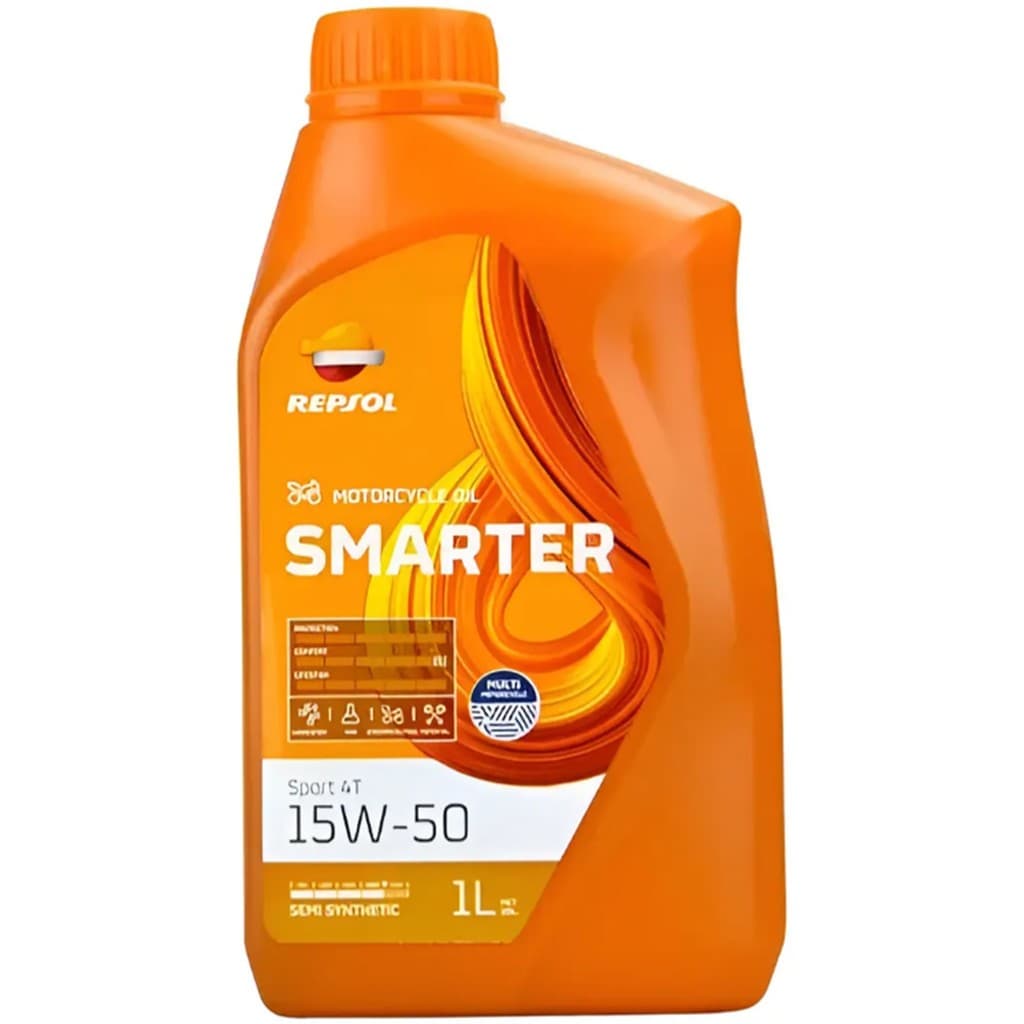 Óleo Lubrificante Motor Repsol Smarter Sport 4T 15W50 Semi-Synthetic