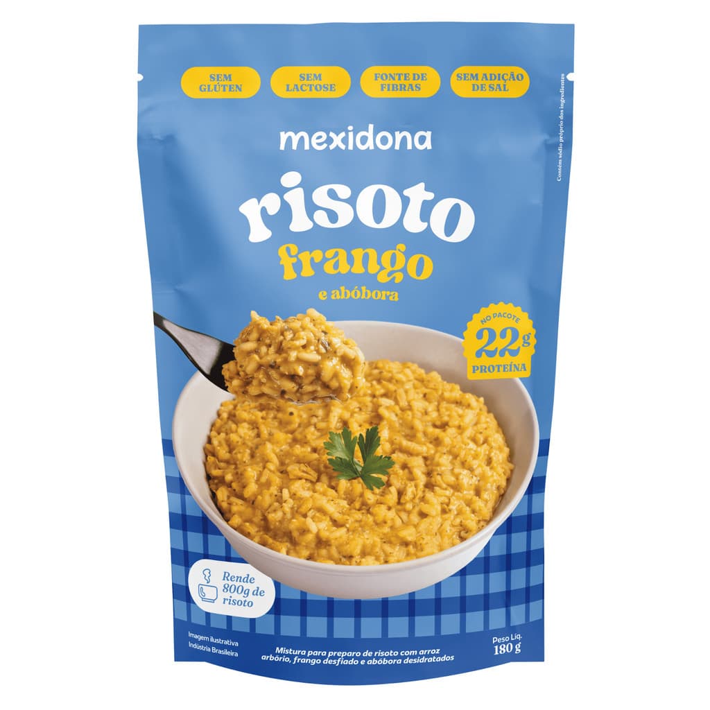 Risoto Proteico Frango 180g Mexidona Pronto Prático