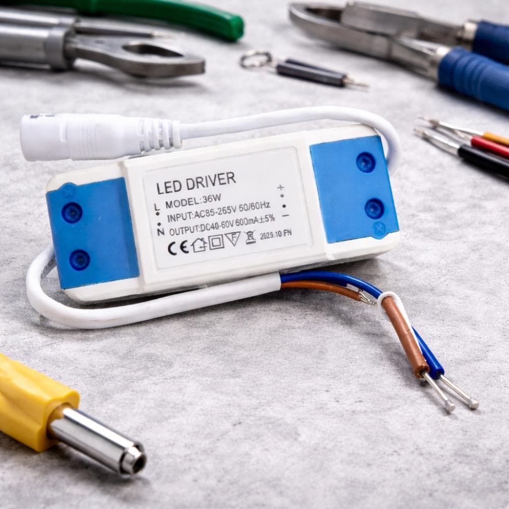 Fonte Driver Reator Led 36w Plafon Embutir Sobrepor 600ma