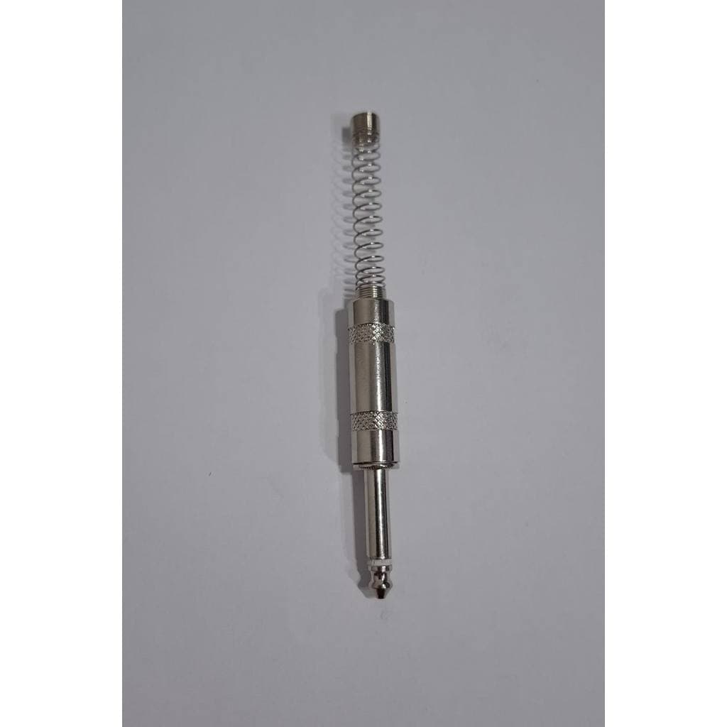 Conector Plug P10 Mono Metal C/ Mola