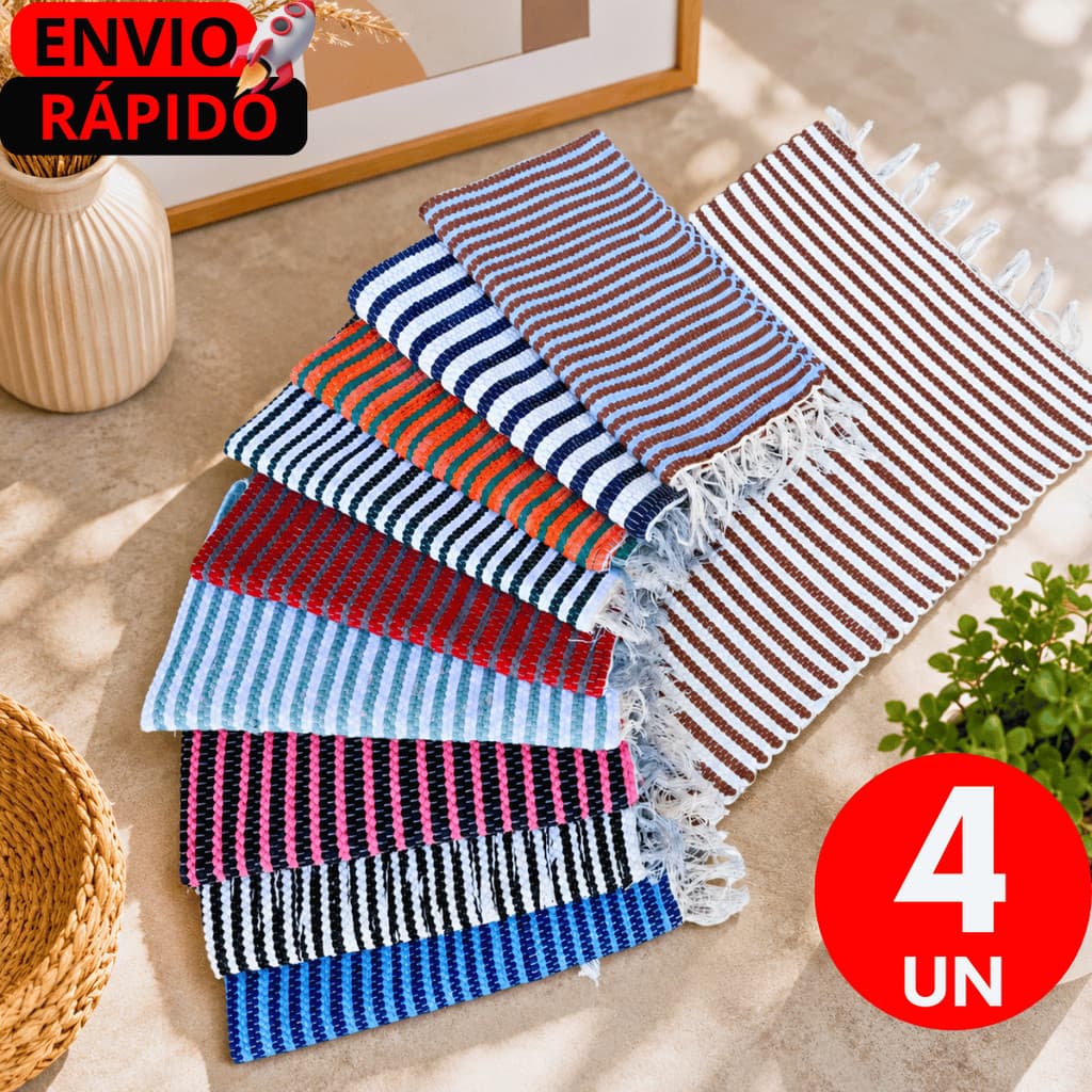 Tapete pra Banheiros, Quartos e Entrada de Porta Artesanal Premium - Ideal Quarto, Banheiro, Sala