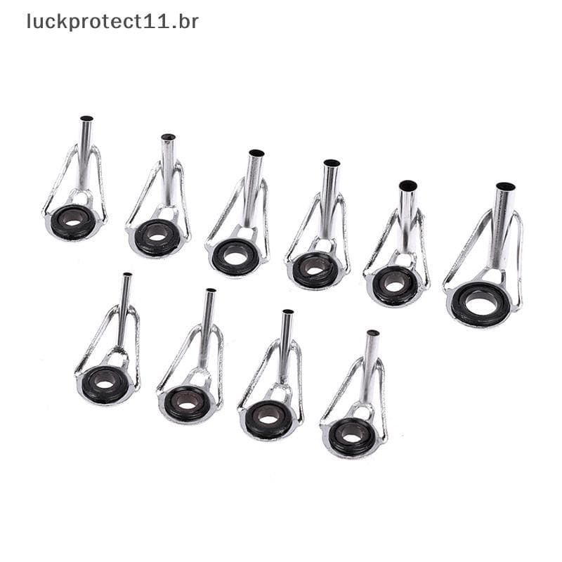 LTBR 8 Peças De Aço Inoxidável Ponta De Vara De Pesca Anel Guia De Olho Com Kit De Reparo De 3 Estilos Para Entusiastas