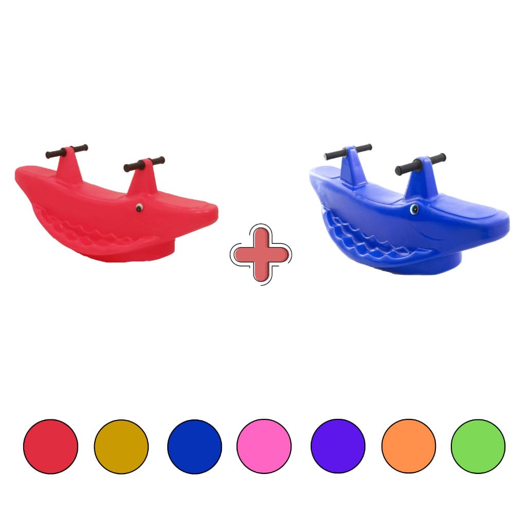 Gangorra Infantil Jacaré – Kit com 2 Unidades