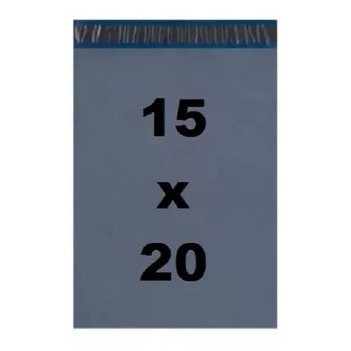100 Envelope de Segurança Plástico ECO-FLEX 15x20 Saco Correios Resistente