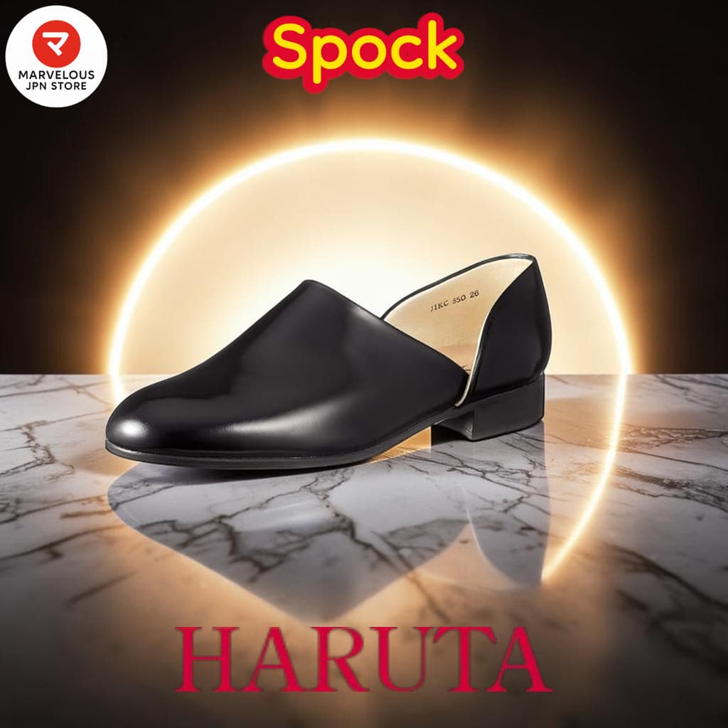 Haruta Doctor Shoes / Spock Shoes 2E Masculino 850 - Preto (Vários tamanhos)