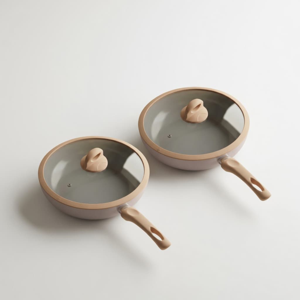 Kit 2 Frigideira Wok Antiaderente 28cm Cerâmica Baesh