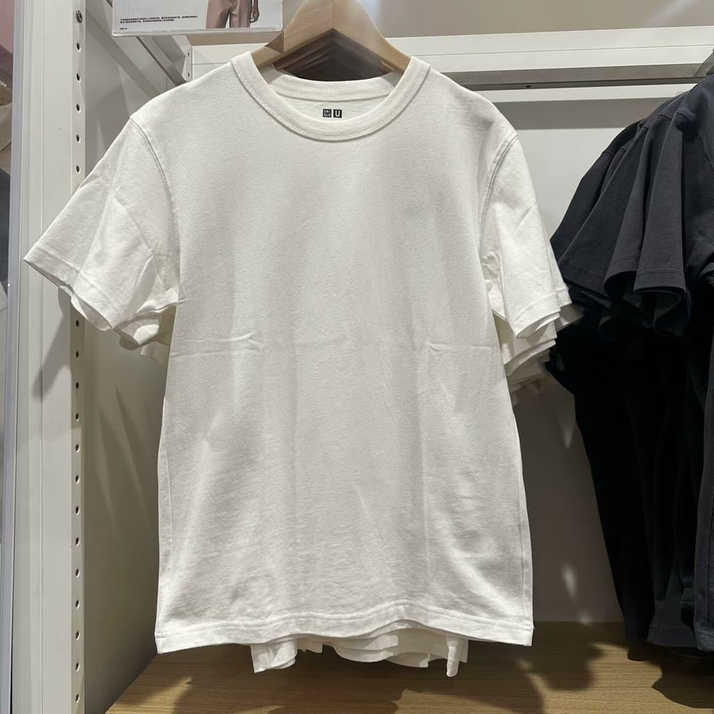 SUMU · Homens Mulheres Genuíno Ombro Master T Algodão Gola Redonda Manga Curta Camiseta Absorvente de Suor Verão465186/4