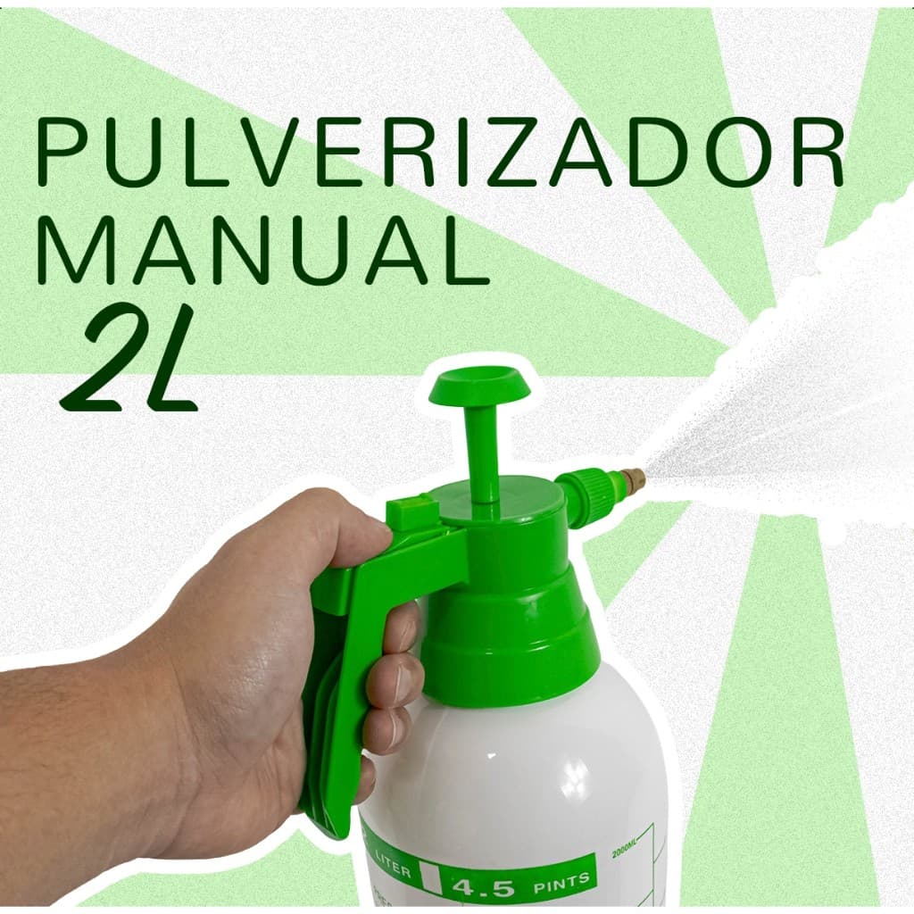 Pulverizador Borrifador Pressão Manual Capacidade 2 Litros