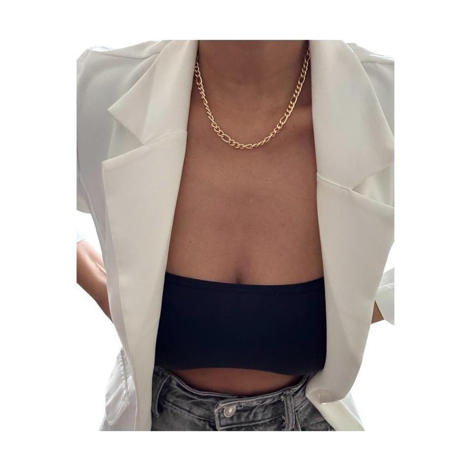Choker Dourada Aura Lux