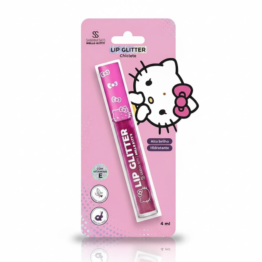 Lip Glitter Chiclete Sabrina Sato Hello Kitty