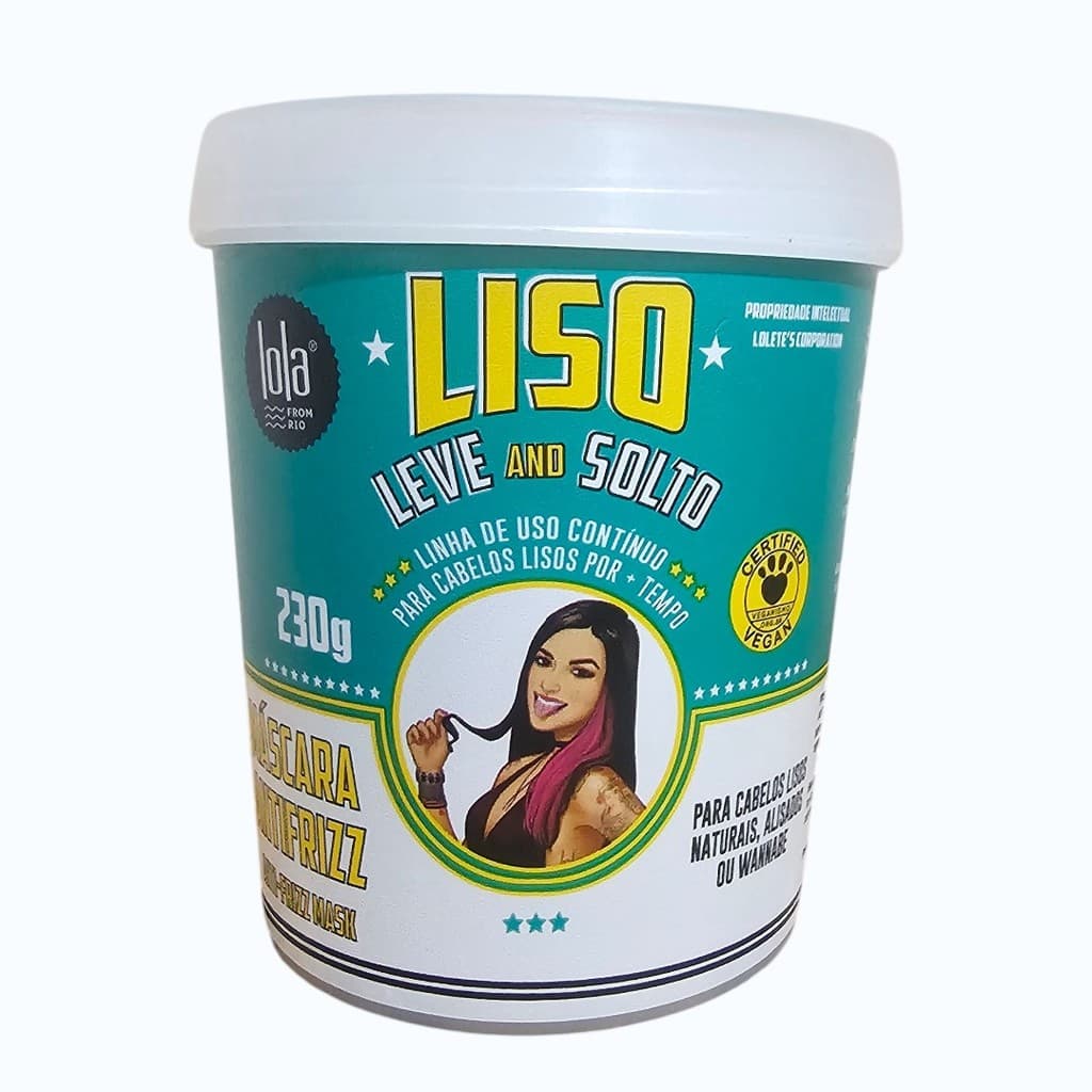 Máscara Liso Leve e Solto 230 g – Lola Cosmetics