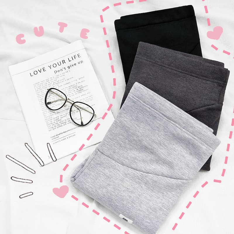 Leggings de maternidade estilo primavera mais magro olhar primavera exterior usar calças de algodão quente mais veludo t