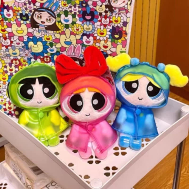 Kawaii A Série Capa De Chuva Brinquedo De Pelúcia Chaveiro Dos Desenhos Animados Saco De Boneca Pingente Presente Da Men