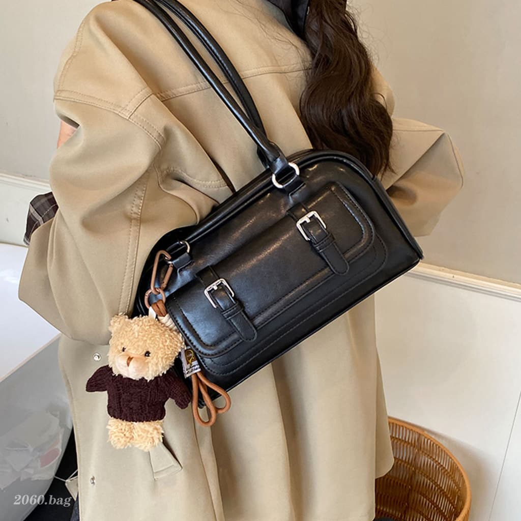 Estilo ocidental Casual Commuter All-Match couro de alta qualidade requintado de um ombro portátil elegante 2025 outono