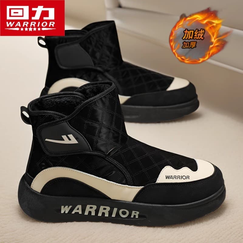Puxar para trás sapatos masculinos de inverno resistente ao lã sapatos de algodão quente masculino 2026 novo estilo pret