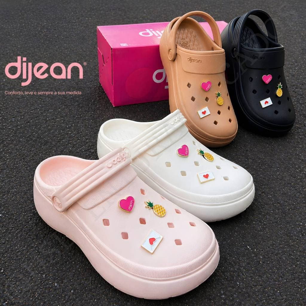 BABUCHE FEMININO DIJEAN LEVE CONFORTO ANATOMICO ORTOPEDICO