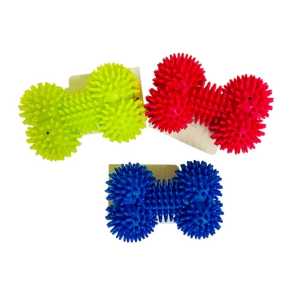 Brinquedo para cães em formato de osso, com som, durável, limpa os dentes, interativo e divertido