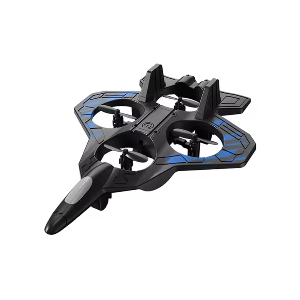 Drone Avião 2 em 1 com 4 Hélices Design Futurista Alta Estabilidade e Fácil Controle