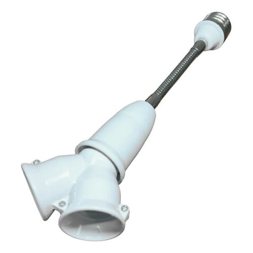 Extensor Para 2 Lâmpadas Adaptador Duplo Bocal E27 - 23cm, 33cm, 43cm