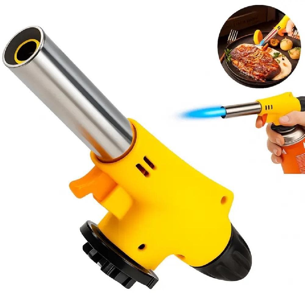 Macarico Culinario Profissional Regulavel Automatico Ultra Controle De Chamas Cozinha Gourmet Solda Artesanato Multiuso