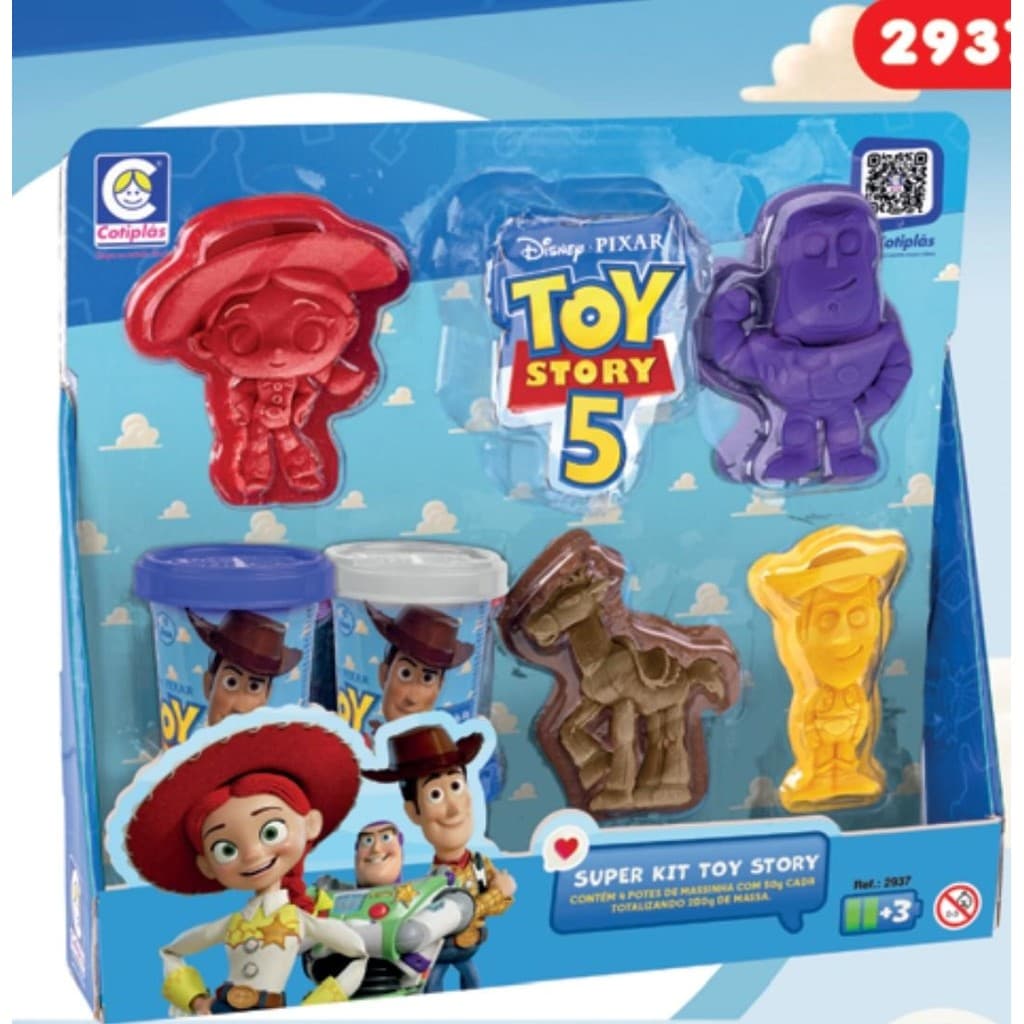 Kit Brinquedo Massinha Toy Story 5 Cotiplas.