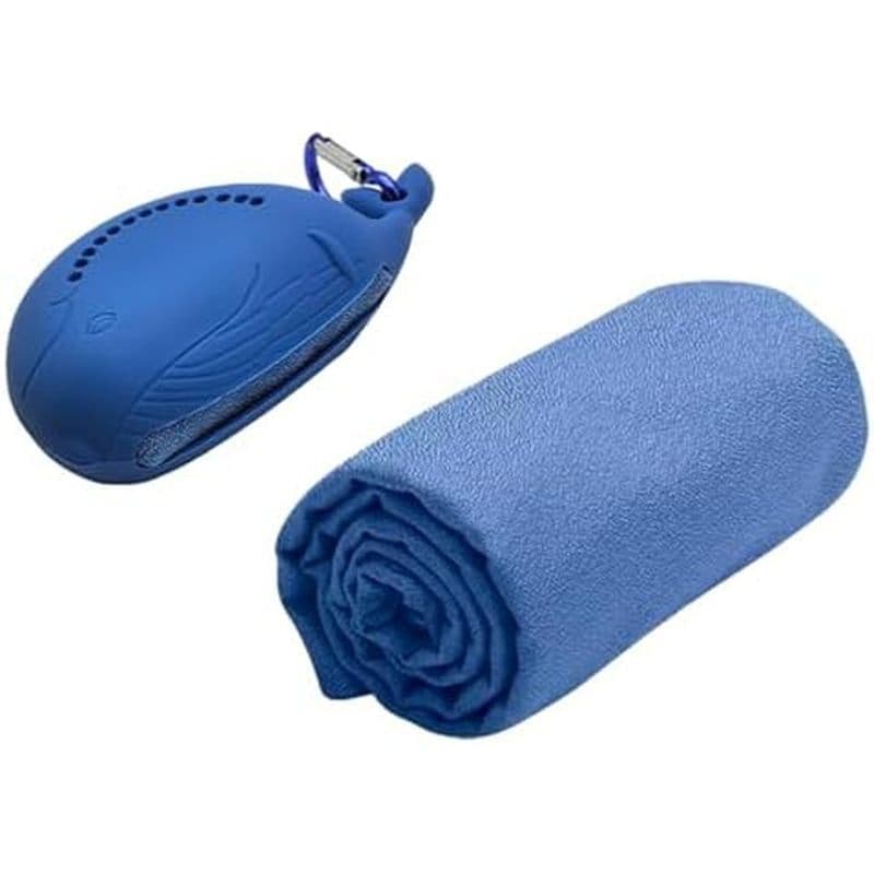 Toalha De Secagem Rápida Fancme Com Manga De Silicone De Baleia Viagem Esportiva De Microfibra Resfriamento Macia E Resp