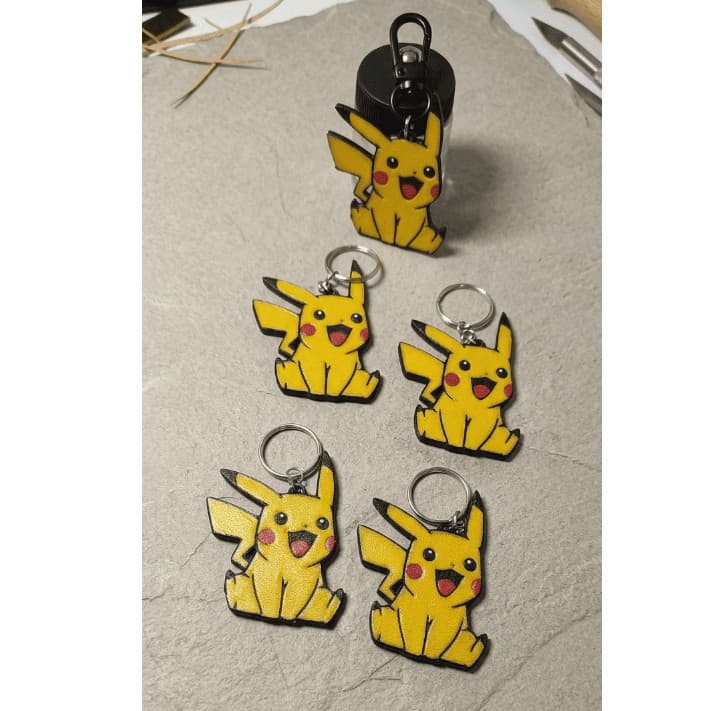Kit 5 Chaveiros do Pikachu - Pokémon