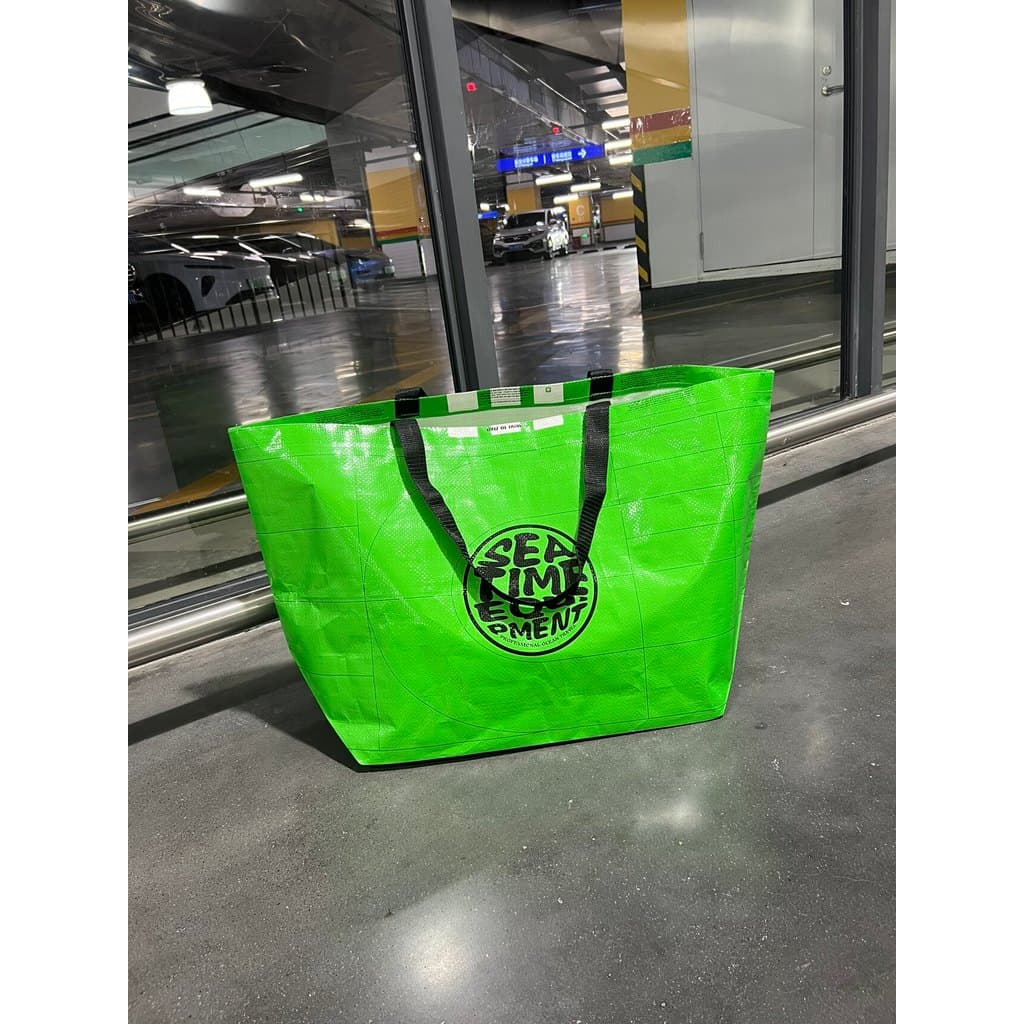 Bolsa de tecido elegante, sacola à prova d'água de um ombro, sacola ecológica, sacola de compras de supermercado, bolsa