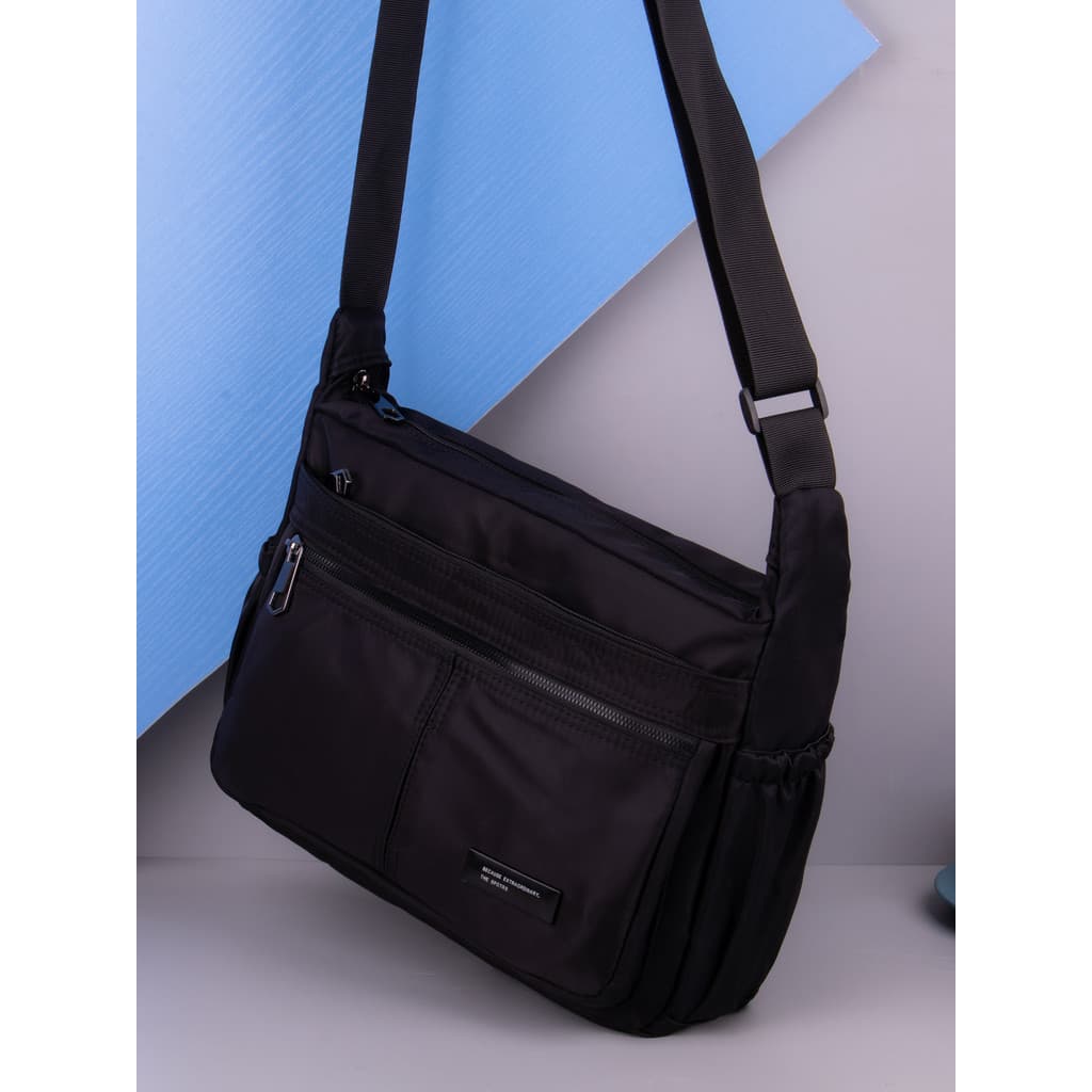 Commuter bolsa de ombro masculina Oxford pano ao ar livre saco do mensageiro mochila Multi-compartimento leve Casual sac