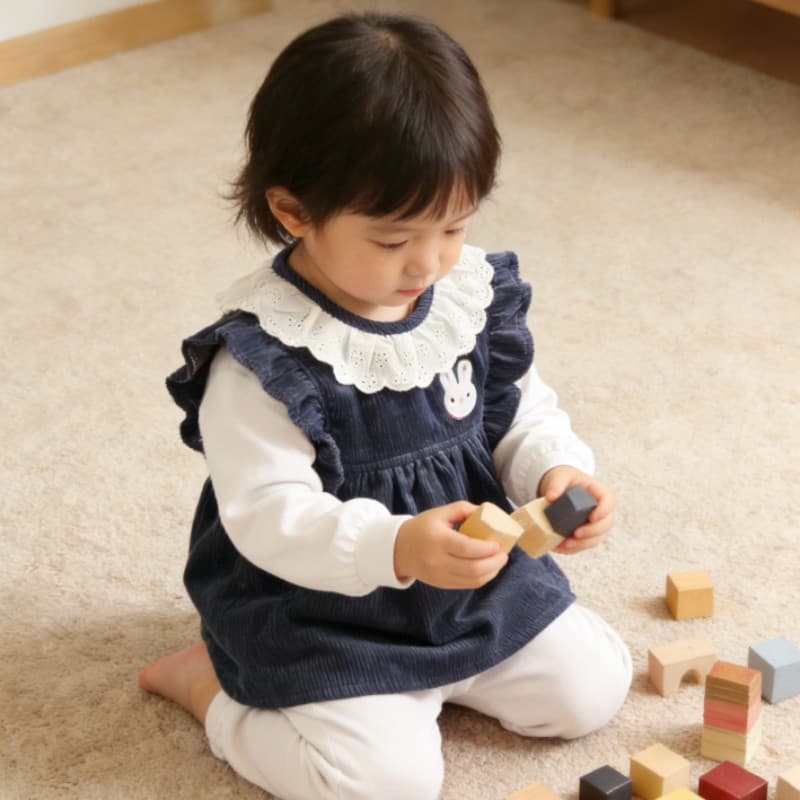 Bonito coelho menina macacão de bebê veludo puro algodão menina princesa avental sem mangas à prova dwaterproof água ref