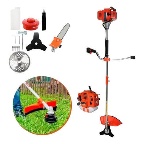 Roçadeira Multifuncional Á Gasolina 3,5hp 75cc + Motopoda + D80 + VELA