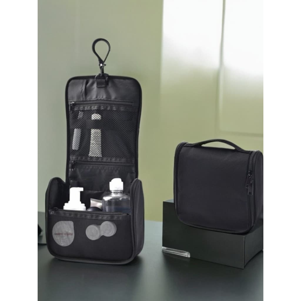 Bolsa cosmética japonesa para armazenamento de viagem, bolsa de higiene feminina, bolsa de armazenamento suspensa à prov