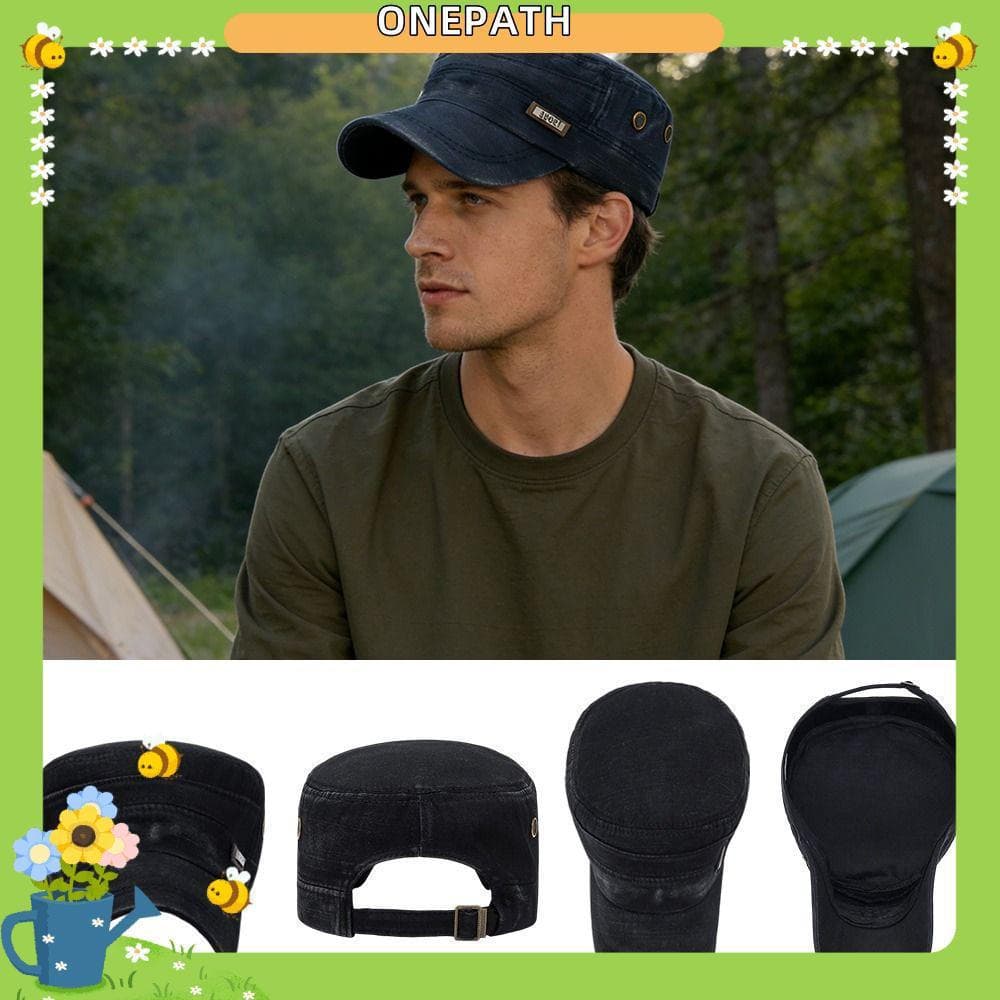 Um Chapéu De Pesca , Boné De Beisebol De Algodão Anti-UV , Moda Casual Retrô Protetor Solar Ao Ar Livre Sol Masculino E