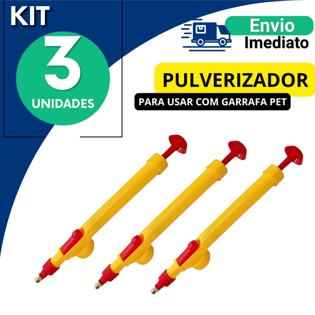 Pulverizador Manual Borrifador Spray agua 1 2 ou 3 Unidades Multiuso Jardim Limpeza