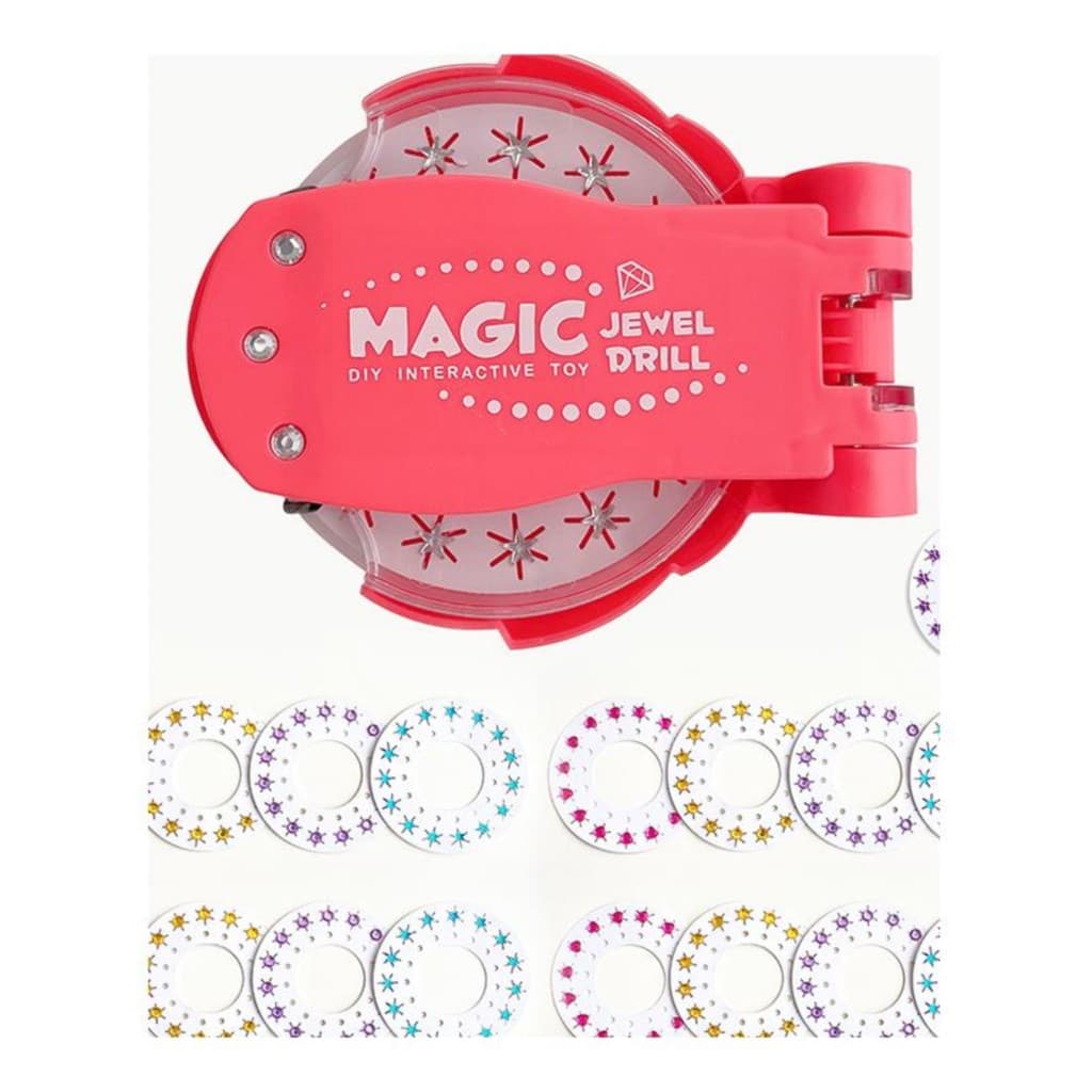 Crianças adesivos de cabelo máquina diamante brinquedos DIY artesanal prego diamante ferramenta útil menina coração ades