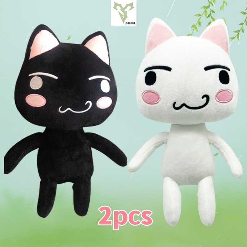 Rytanda Gato Preto Brinquedo De Pelúcia Para Criança Menino Menina Bichos Boneca De Toro Inoue Fofo Recheado Animal Pres