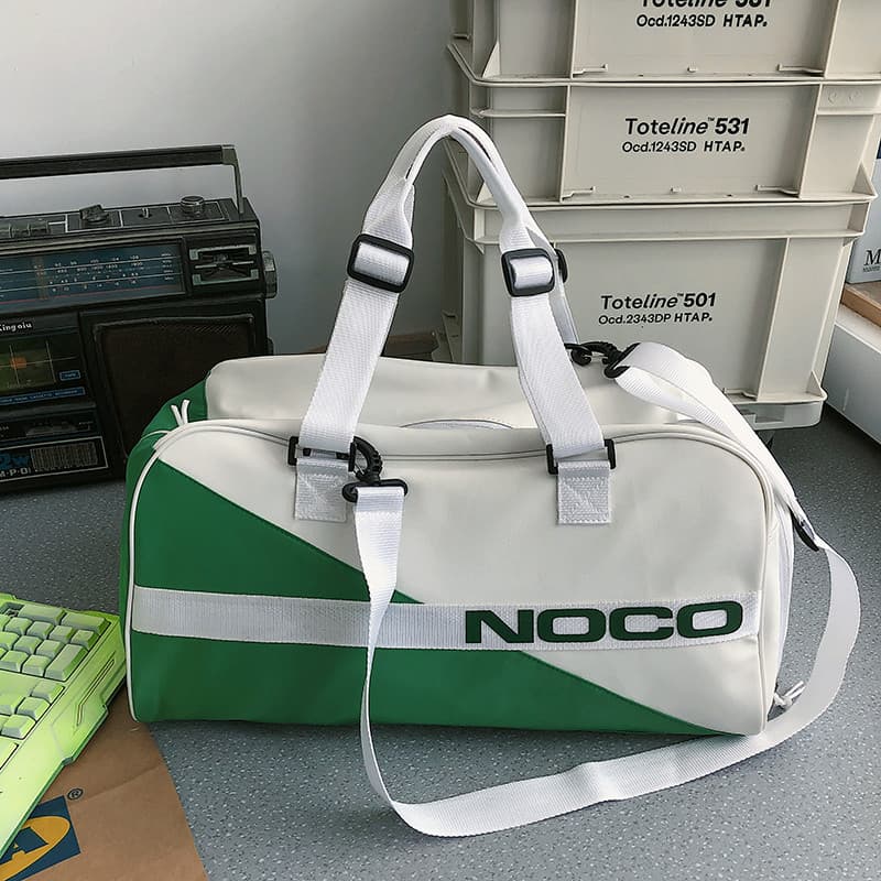 Bolsa de ginástica esportiva com separação seca e molhada, bolsa leve para bagagem de mão, bolsa de viagem de curta dist