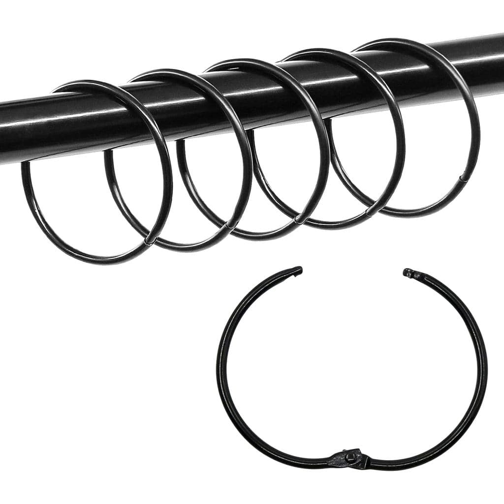 Loose Leaf Binder Book Rings - Coideal 36 Pcs 2 Inch Large Metal O Ring Binding Rings for Index Card, School Notecards,