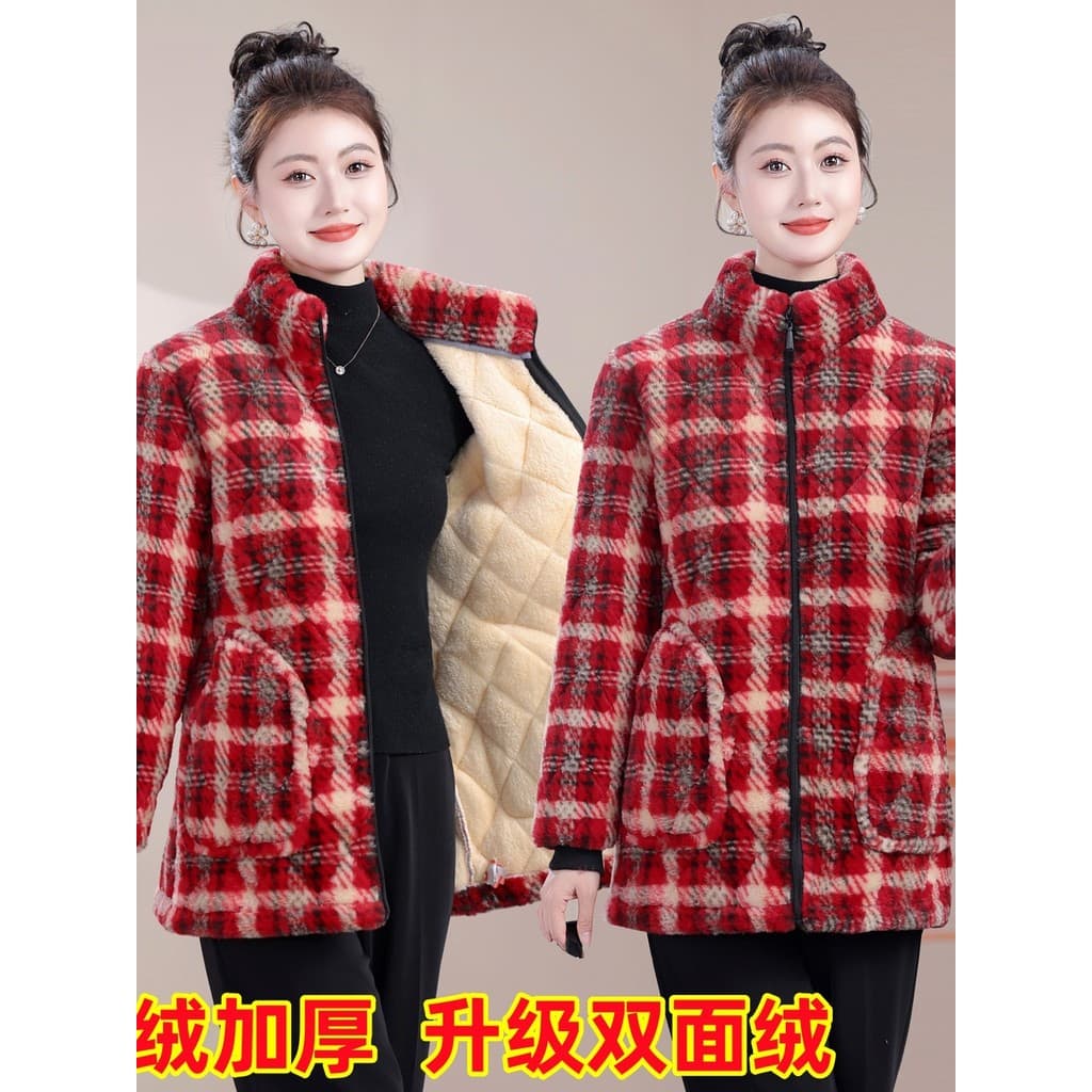 Roupas da província de Sichuan mais macacão de algodão feminino roupa exterior inverno novo estilo mais veludo engrossad