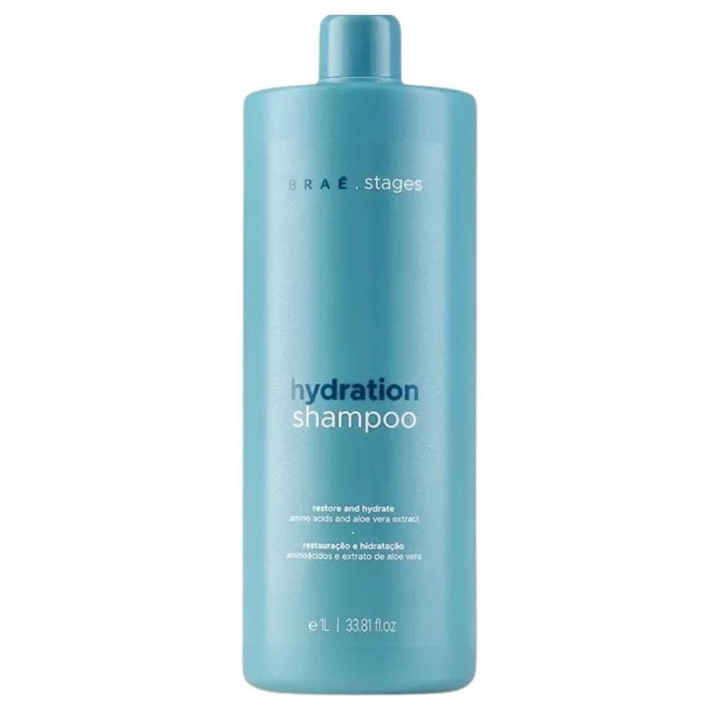 Shampoo BRAÉ Stages Hydration Brilho e Hidratação Intensa 1L