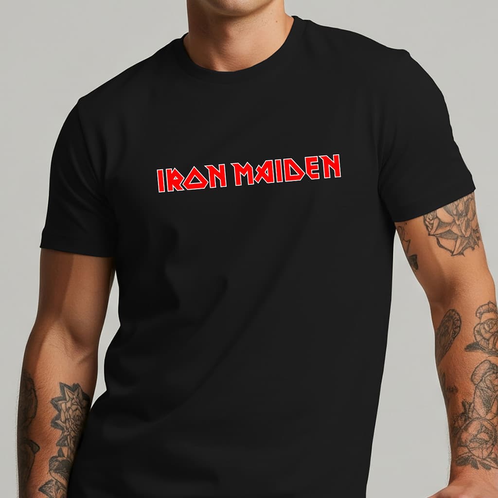 Camiseta Iron Maiden Camisa Básica Rock