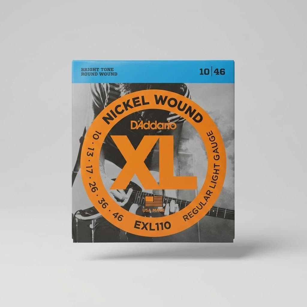Encordoamento Guitarra Daddario XL Nickel Wound EXL110 1046 Regular Light Made Usa