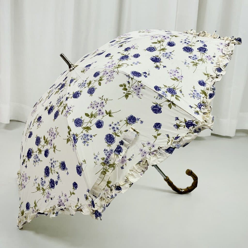 Ultra-leve japonês único Boutique Lolita renda pequeno guarda-chuva pano de algodão protetor solar guarda-sol de bambu g
