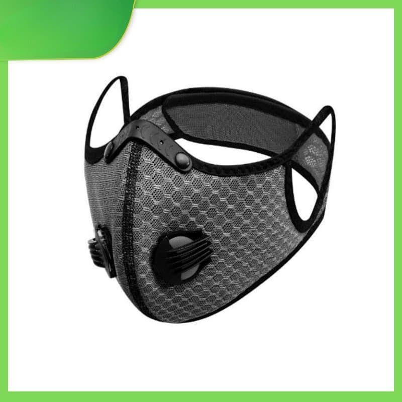 Máscara De Ciclismo Com Filtro Anti Poluição Máscara Facial Esportes respirável À Prova De Poeira Desodorante